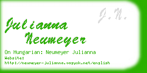 julianna neumeyer business card